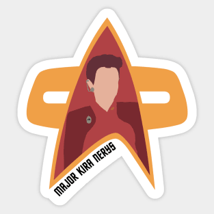 Mayor Kira Nerys - Star Trek, DS9 Sticker